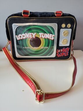 Irregular Choice Looney Tunes Tune In TV Screen Handbag, VGUC